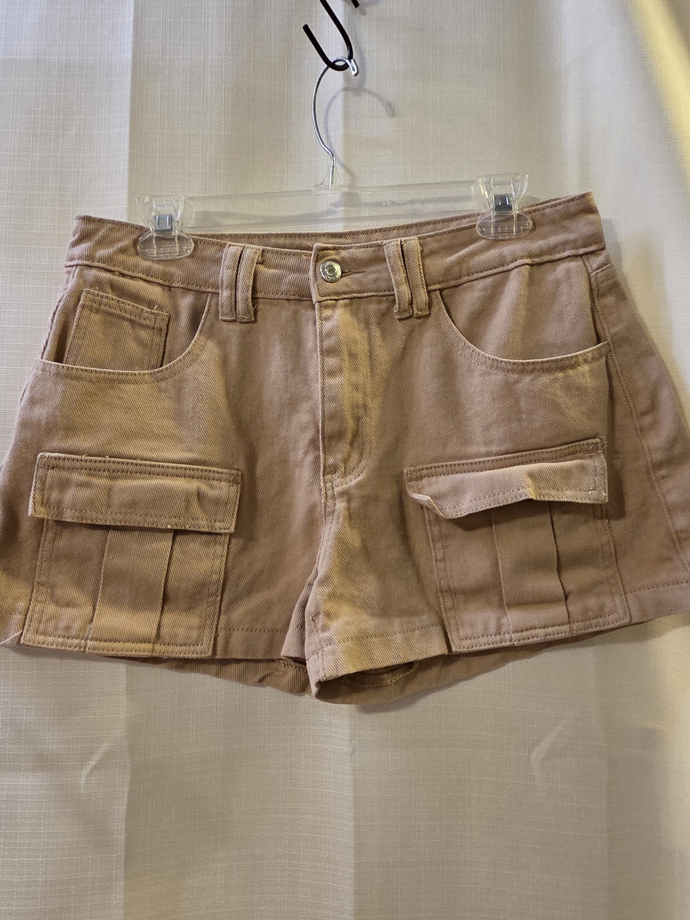 SHEIN Tan Utility Cargo Shorts